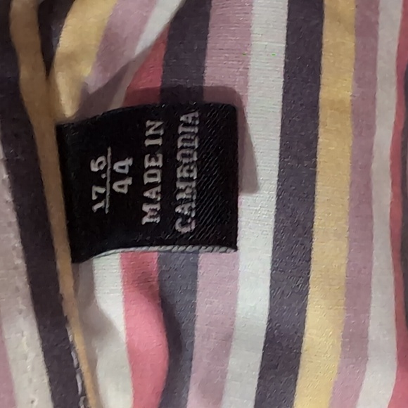 Scotch & Soda Striped Multicolor Dress Shirt Modern Fit - Picture 9 of 10